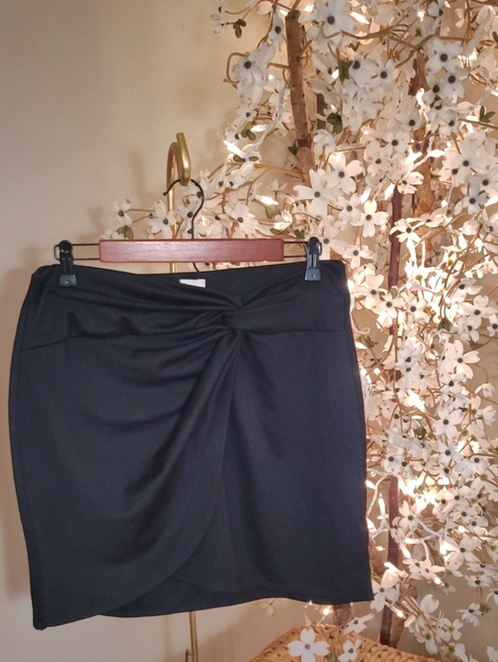 NWT A New Day Knot Front Wrap Mini Skirt